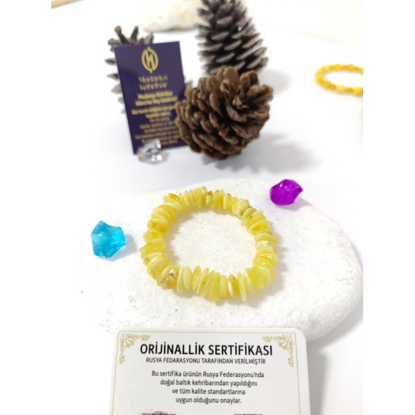 Doğal Baltık Kehribar Bileklik no:31