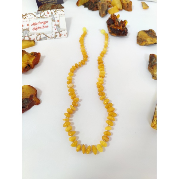 Yetişkin kehribar kolye no:28