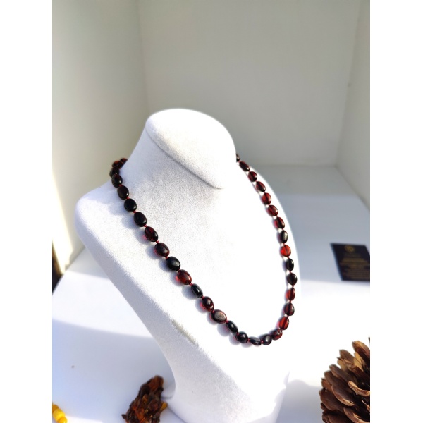 Rusya Kaliningrad Orijinal Kehribar Kolye